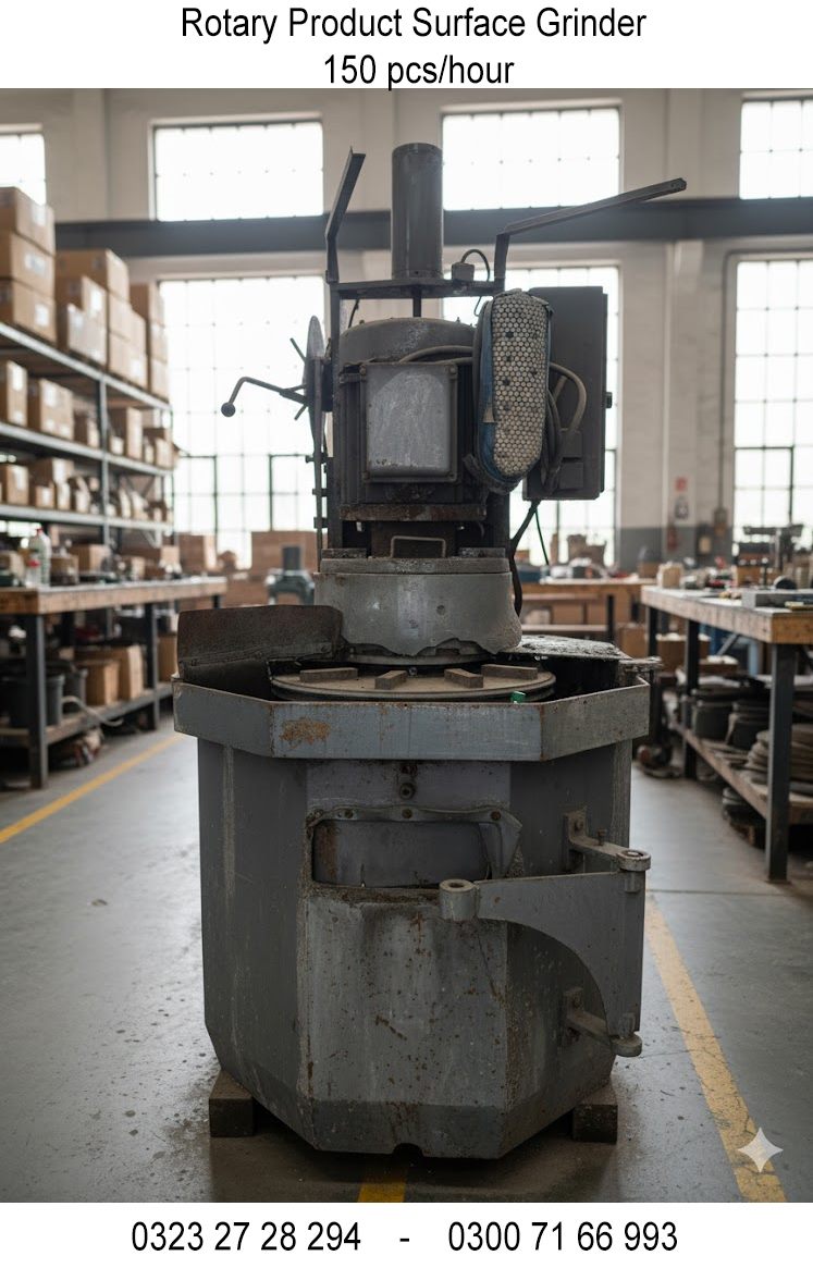 Rotary Product Surface Grinder, 150 pieces per hour